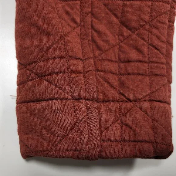 Bagatelle Collection Quilted Jacket Rust Zip Front Size M - Picture 11 of 11